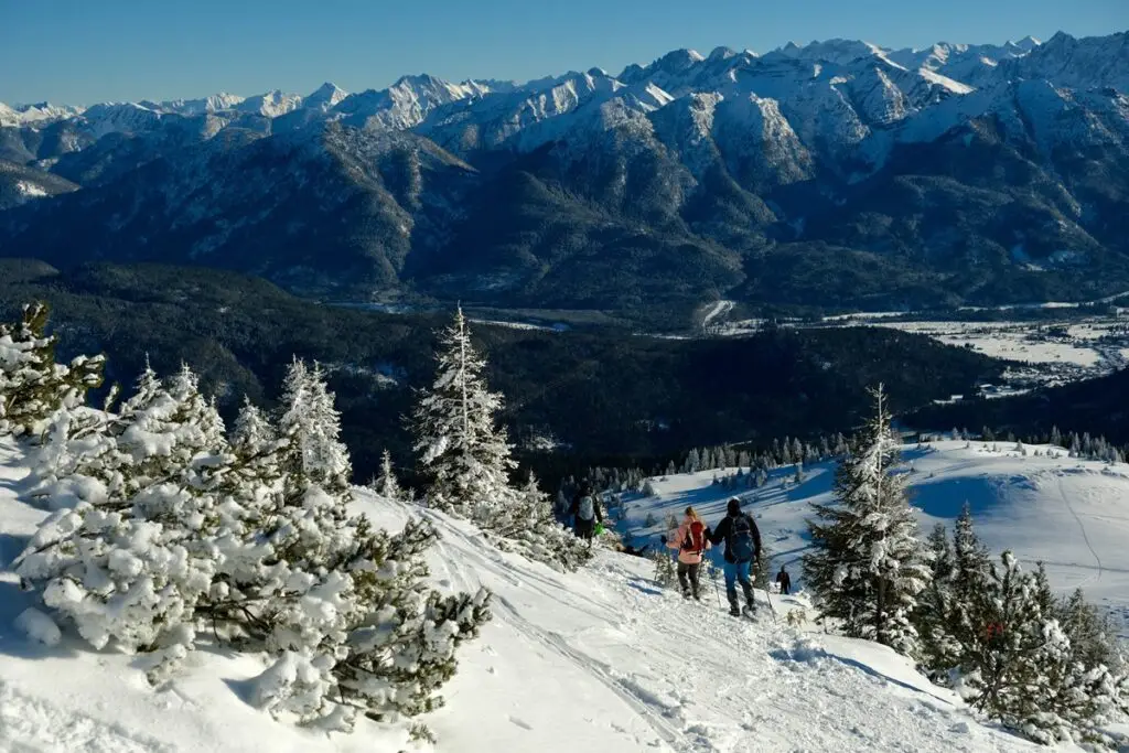 Winterwandelen en langlaufen in het Karwendel is de moeite waard