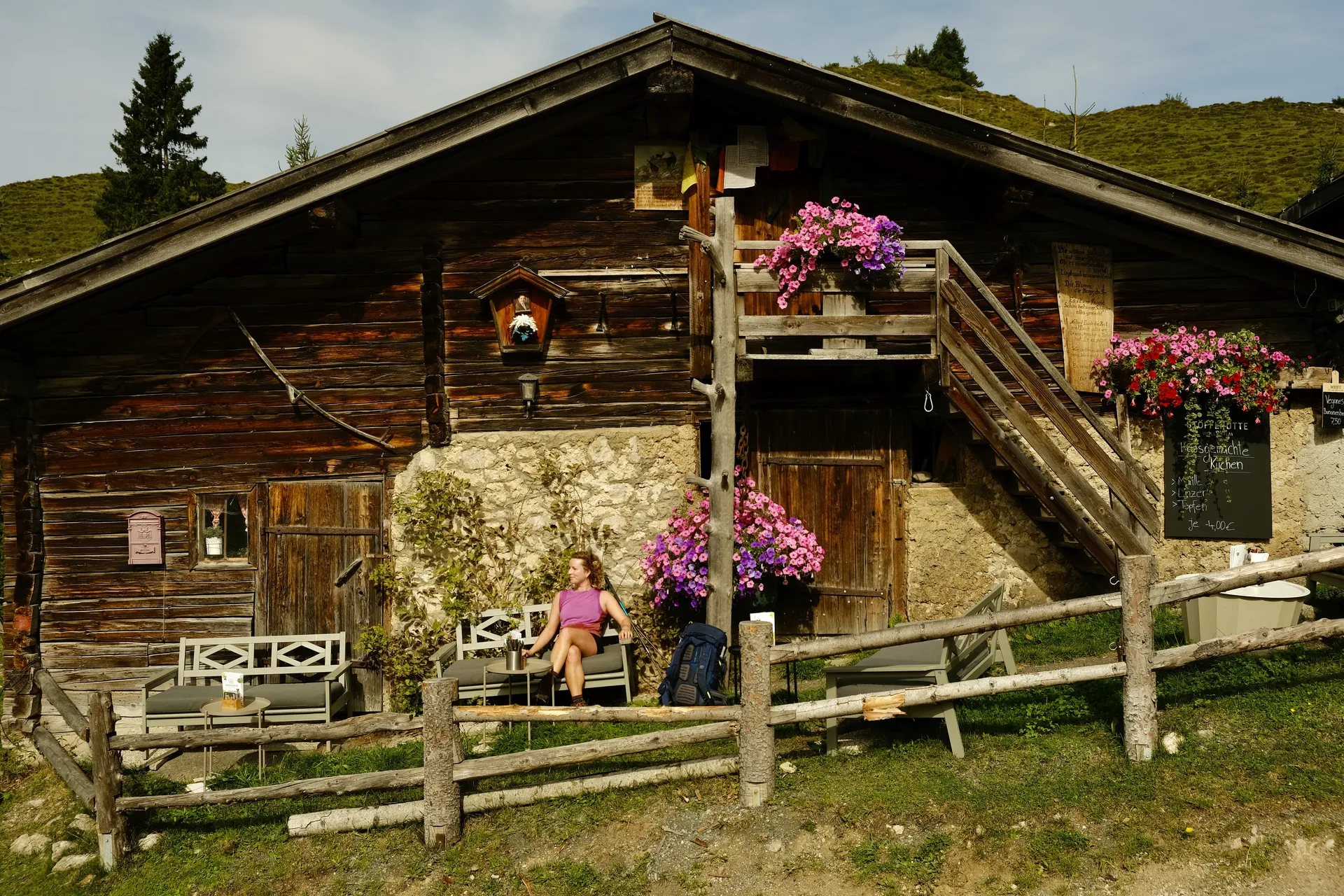 De Stöfflhütte in het Wilder Kaiser gebergte
